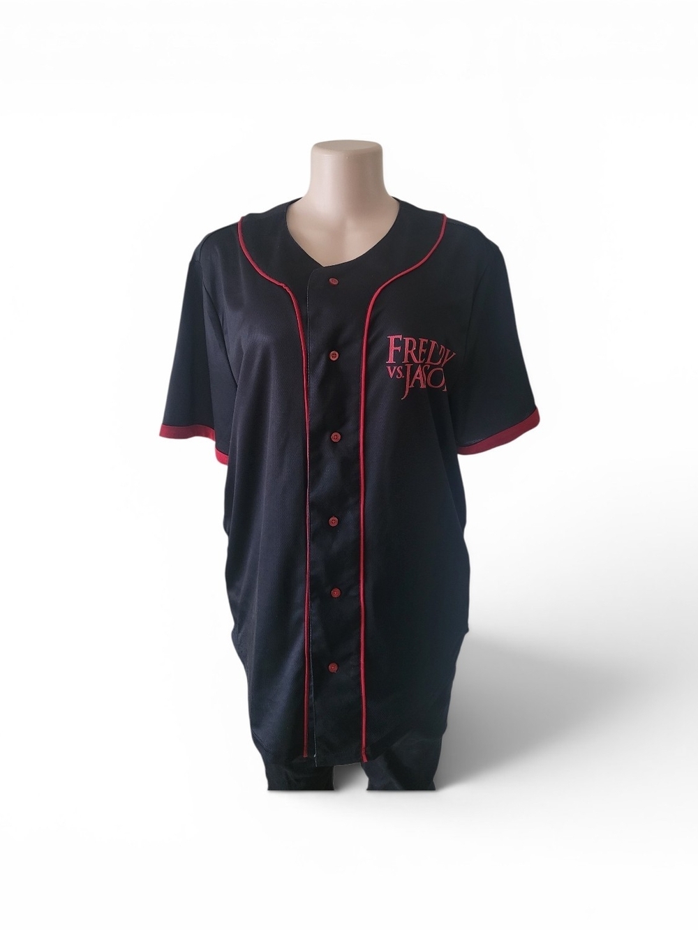 Freddy vs Jason Black Graphic Short-Sleeve Shirt - Picture 2 of 9